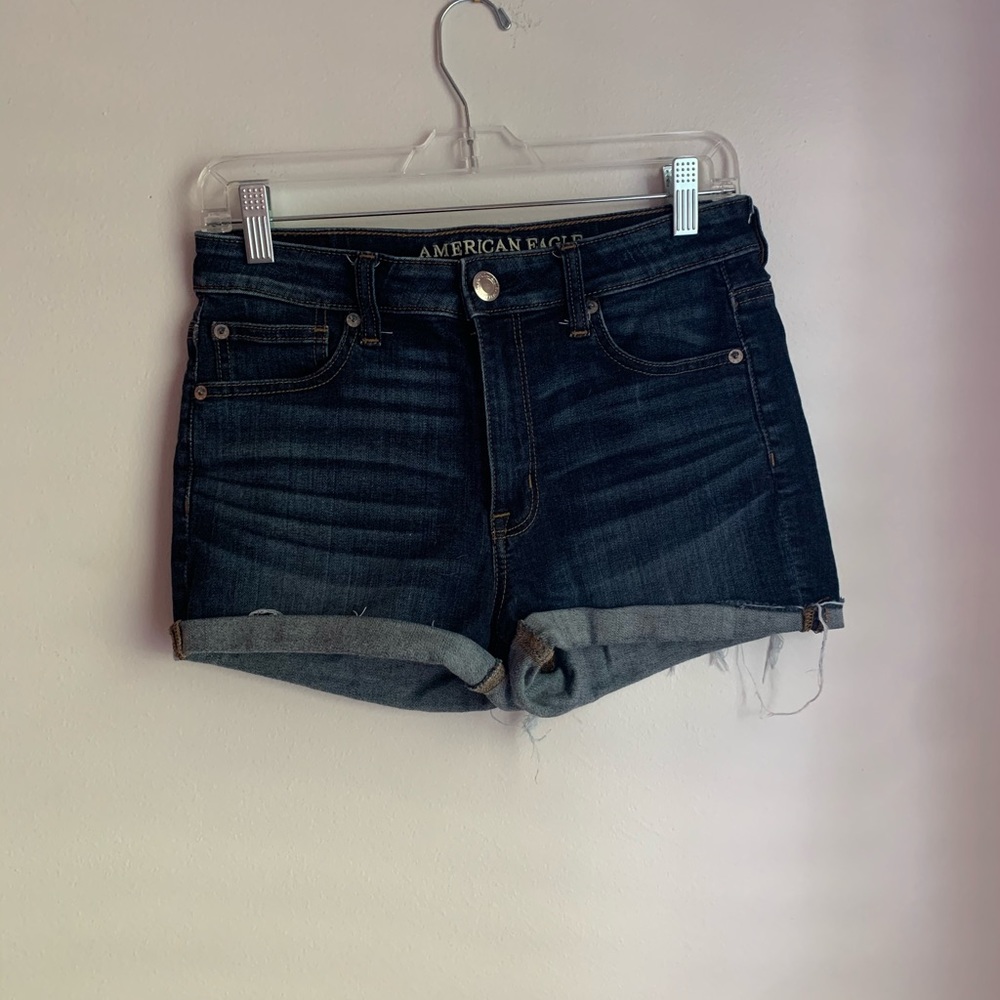 American eagle super stretch denim shorts